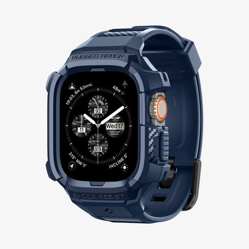 ACS05460 - Apple Watch Series (Apple Watch (49mm)) in matte black showing the front